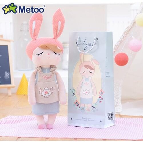 Metoo Angela dolls restoring ancient clothing stuffed toys sleep baby doll plush toy Children girls Christmas birthday gift