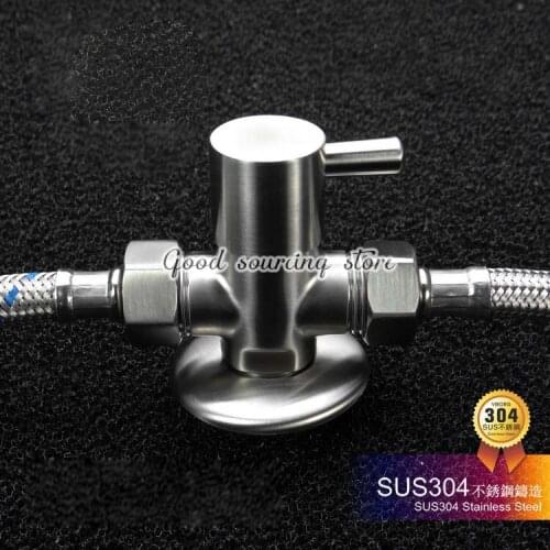 Brass two outlet angle valve