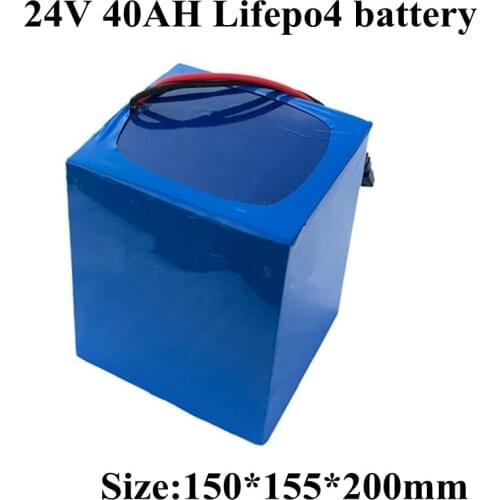 24v 40ah Lifepo4 Battery Back 1000W Lifepo4 Lithium for Electric Tricycle Fishing Boat Yacht Battery + 29.2v 5A Charger