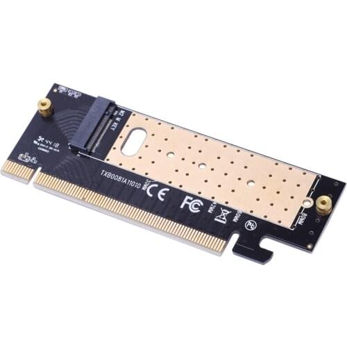 M.2 Nvme Ssd Adapter M2 To Pcie 3.0 X16 Controller Card M Key Interface Support Pci Express 3.0 X4 2230-2280 Size