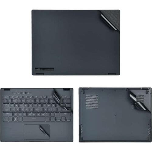 KH Laptop matte black Sticker Skin Protector Guard for Asus ROG Flow X13 GV301 Ultra Slim 2-in-1 Gaming Laptop