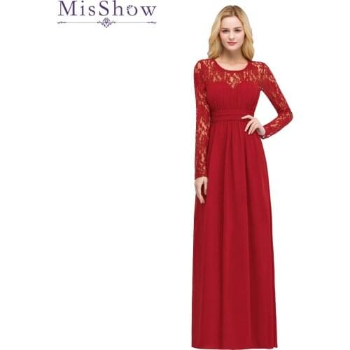 MisShow Womens Evening Chiffon Dresses