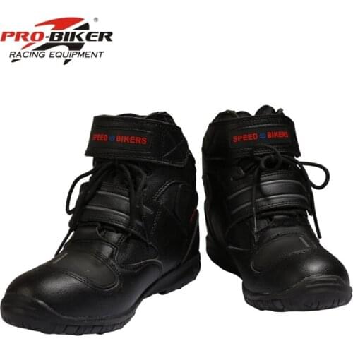 Soft Motorcycle Boots PRO boot biker waterproof SPEED Motorboats Men motocross boots Non-slip motorcycle shoes