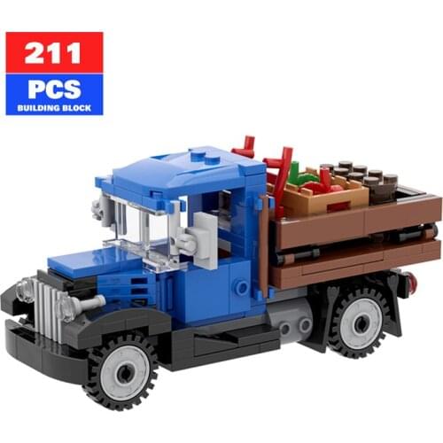 2021 NEW Science and Technology Building Blocks MOC-5823 Farm Delivery Farm Truck Assembly Toy Bricks Model Boys Birthday Gift