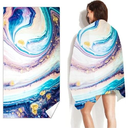 New printed Bath Beach Towel Quicky-dry Microfiber Bath Towels Beach cushion Non-stick sand Beach towel