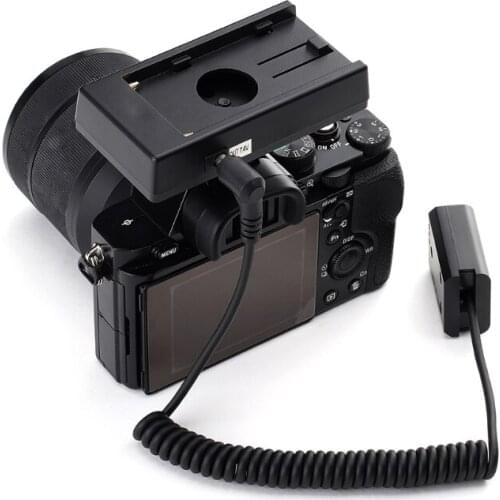 NP-F970 to NP-FW50 Dummy Battery Adapter Mount Plate for -Sony DSLR Cameras 270B