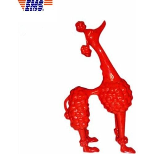 SAMPLE HOUSE ABSTRACTION SIMULATION PET DOG POODLE RESIN CRAFTWORK FIGURINES FASHION COFFEE SHOP DECORATION ACCESSORIES X1490