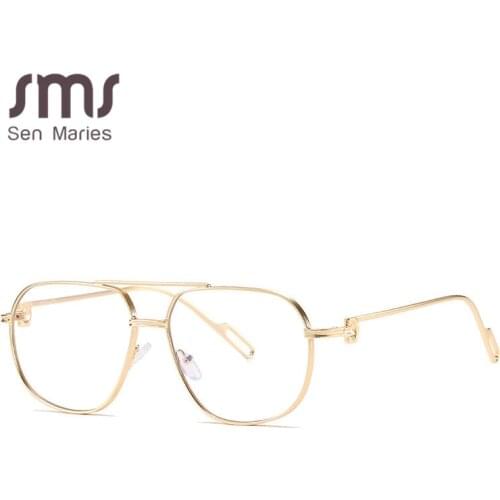 Vintage Round Glasses Frames Ultralight Men Women 2020 New Metal Frames Clear Lens Sunglasses Optical Fashion Computer Glasses