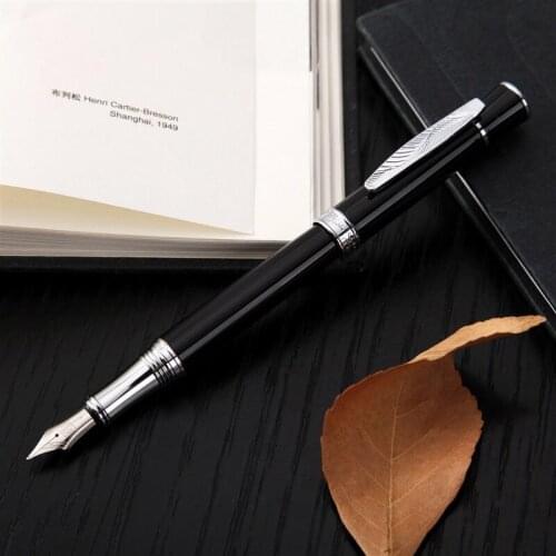 Fountain Pen ink Full Metal Clip Luxury Picasso pen Classic Fountain-Pen Nib 0.5mm/ 0.38mm School Office Supplies