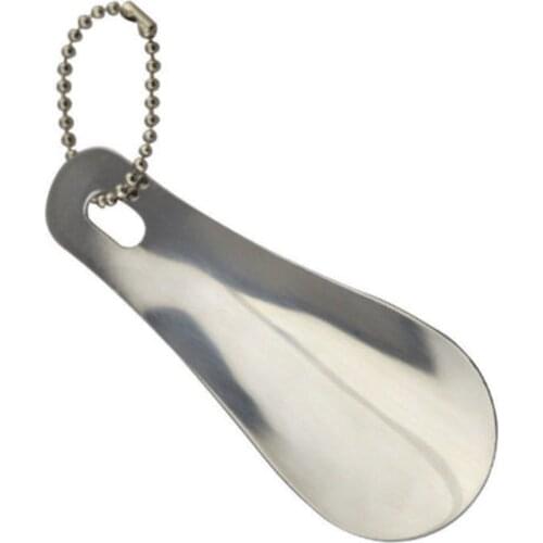 1 Pcs Professional Shoehorn 10cm 4" Stainless Stainless Steel Metal Shoe Horn Spoon Shoehorn Shoes Lifter Tool