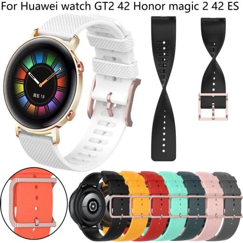 20mm Wrist Straps Band for Huawei Watch GT2 42 smart watch Strap For Honor magic 2 42mm ES Sport belt bracelet For Polar Ignite