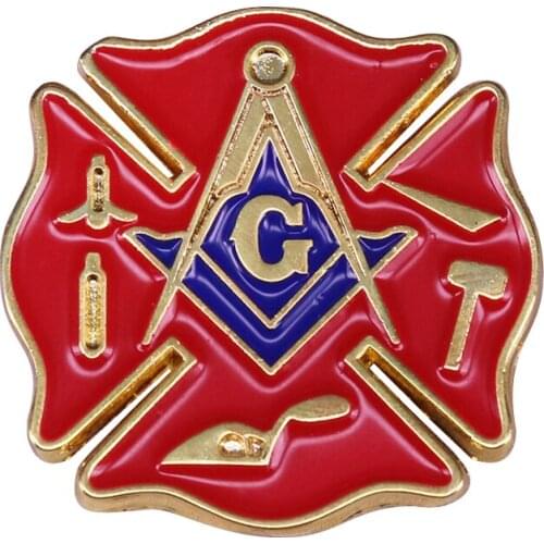 Knights Templar Cross Masonic Lapel Pin Freemason Religious Gift