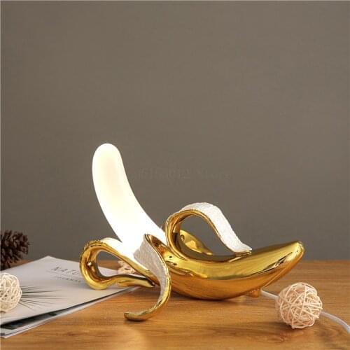 Modern Italy Seletti Banaan Night Lights Nordic Living Room Glass Lampshade Bedroom Bedside Lamp Holiday Gifts Lighting Fittings