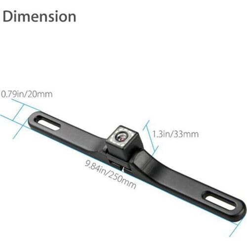 1PCS Waterproof HD Car RearView Reverse Backup Camera License Plate Night Vision