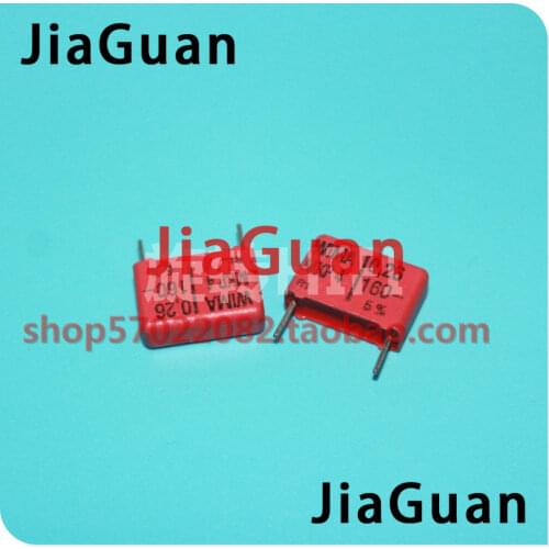 10PCS RED WIMA MKP4 0.26UF 160V PCM15 original new MKP-4 264/160V P15mm audio 264 hot sale 0.26uf/160v 260NF