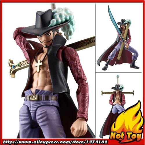 100% Original MegaHouse Variable Action Heroes VAH Action Figure - Dracule Mihawk from "ONE PIECE"
