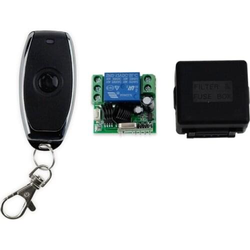 315MHz DC12V 1CH Wireless Metal Remote Control Switch Door Opener 1/2/3/4 Transmitters with Receiver to Control Power Supply
