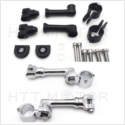 For Harley Davidsion 25mm 1" Chrome Highway Engine Guard Bar Foot Peg Mount Aftermarket Free Shipping Motorcycle Parts