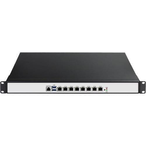 Intel i7 6700 Dual Core 8GB 64GB 8LAN 2USB 1COM 1U Network Server Firewall Appliance Pfsense Soft Router