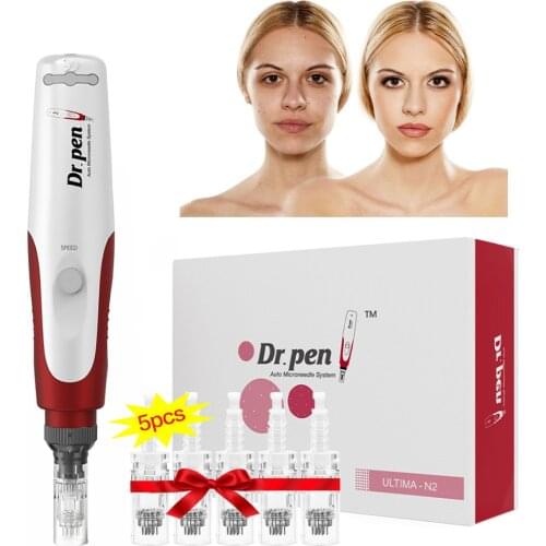 Electric Dr Pen Ultima Cartridges Derma Pen Tattoo Micro Needles Pen Skin Care Kit Microneedle Home Use Beauty Machine Skincare