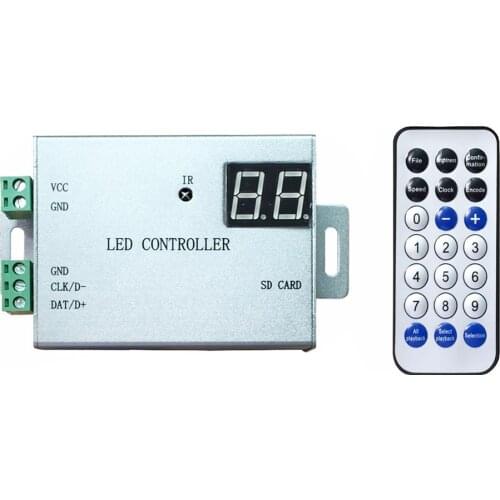 IR Wireless Remote DMX Controller Programmable Pixel Led Controller WS2812 WS2811 APA102 DMX512 One Port 4096 Pixels
