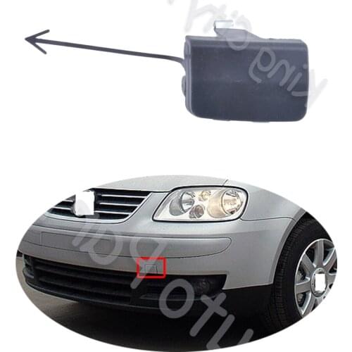 For VW Touran 2005 2006 2007 Car Front Bumper Tow Hook Cover Cap Traction Lid Towing Garnish