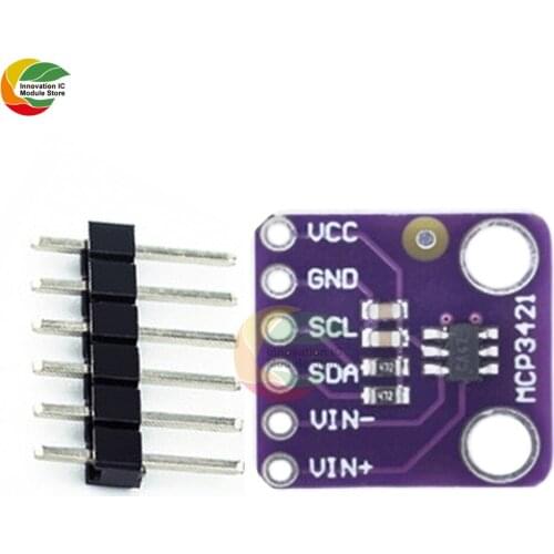 MCP3421 I2C SOT23-6 delta-sigma ADC Evaluation Board for PICkit Serial Analyzer Module