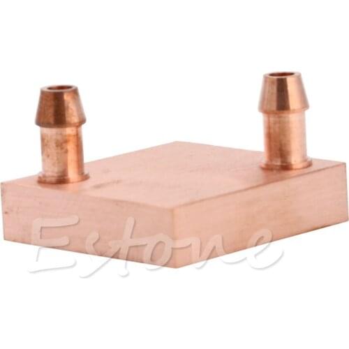 Copper Heat Sink Cooled Water Cooling Block For GPU CPU Radiator Liquid Heatsink L4MD