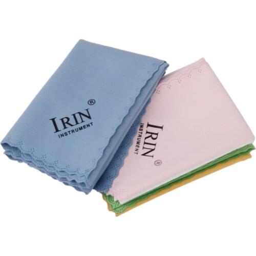 5 Mix Color Soft Microfiber Cleaning Polisher Cloth For Guitar Violin Piano