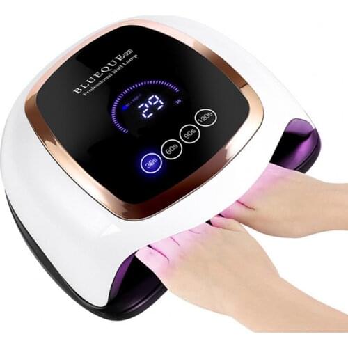 Manicure Drying Lamp LCD Screen Intelligent Sensing 42 Light Beads Digital Display 168W LED Nail Art Lamp Nails Dryers Tools