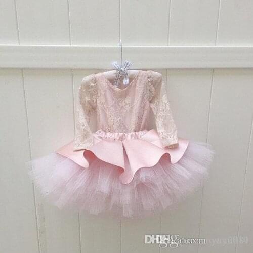 Flower Girl Dresses Vintage Satin Floor Length Formal Wedding Party Gowns For Kids Toddler Pageant Wears