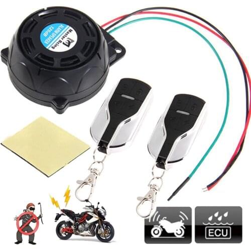 Master Racing Motorcycle Anti-theft Security Alarm System Warning Lock Motorbike Scooter Moto Burglar Alarm Remote Control