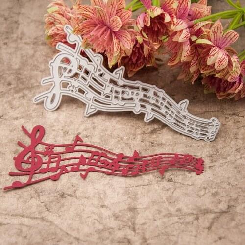 Scrapbooking Paper Music Die Cutting Metal Decorative Crafts DIY Albums Cutting Template Cutting Die Steel Dies Music Note Dies