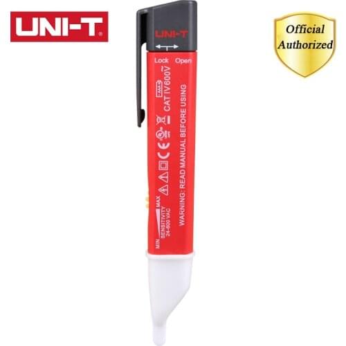 UNI-T UT13A AC Voltage Detectors Adjustable Sensitivity Non-Contact Stylus Auto Sense Test Pen 24V~600V Test Pen