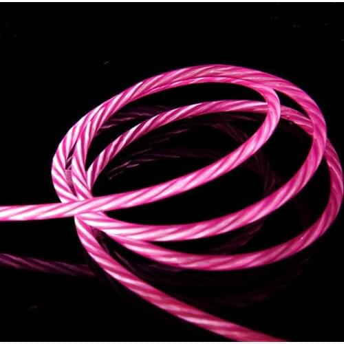 Magnetic Flow Luminous LED Light USB cable For Samsung Galaxy S10 Note 10 9 A90 A70 A5 A7 J5 2017 A6 A8 Plus 2018 phone Charger