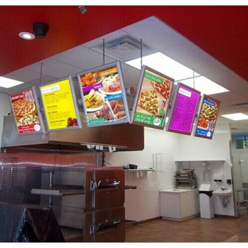 High Brightness Led Menu Board Restaurant Light Box