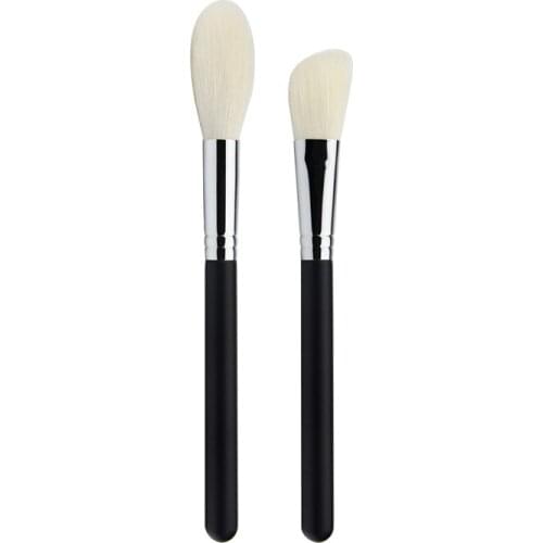 High Quality Goat Hair Black handle Highlight Blush Long Hair Single Makeup Brushes make up brushes blending brush