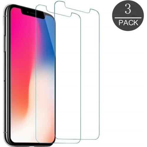 3 Pcs Screen protector for IPhone 7 8 6 6S Plus Glass Protection for Iphone 11 PRO MAX 5s Se Screen Protector for IPhone Xr X XS