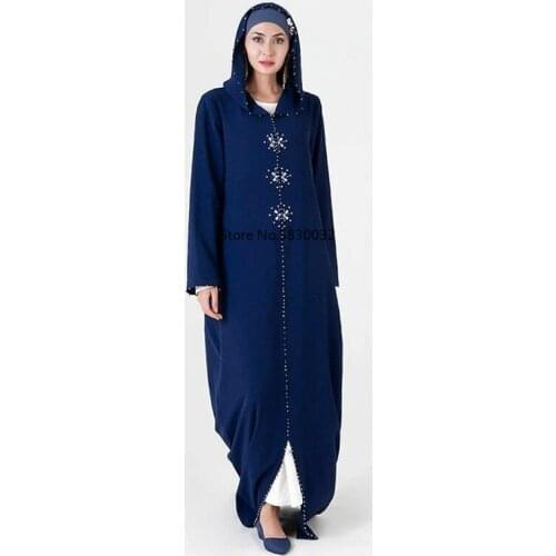 Robe Musulman Djellaba Femme Eid Kaftan Dubai Abaya Turkey Hijab Muslim Dress Ramadan Caftan Islamic Clothing Abayas For Women
