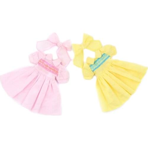 1/6 bjd bow candy color cute dress suit