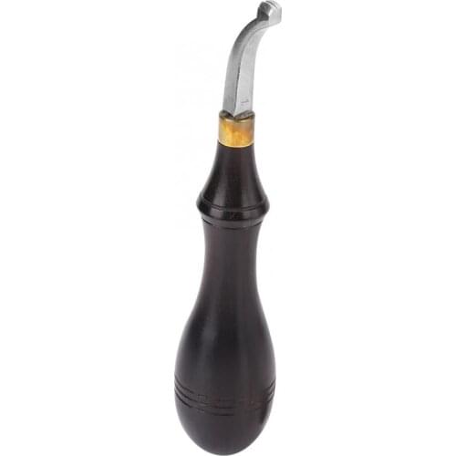 1Pc Stainless Steel Leather Craft Edge Creaser Press Handle Tool Leather Edge Creaser Edge Creaser Leather Groove Mark Tool