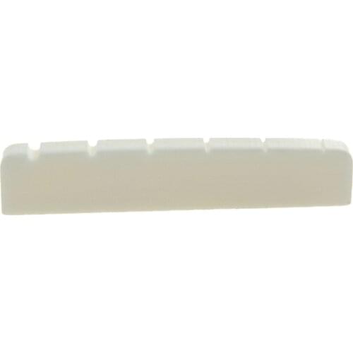 2 Pieces Sturdy Bone Guitar Top Nut,Guitar Accessory for Acoustic Guitar Band