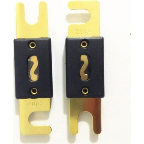 20pcs/lot Car Audio Stereo Golden Plated 200A ANL Power Fuse