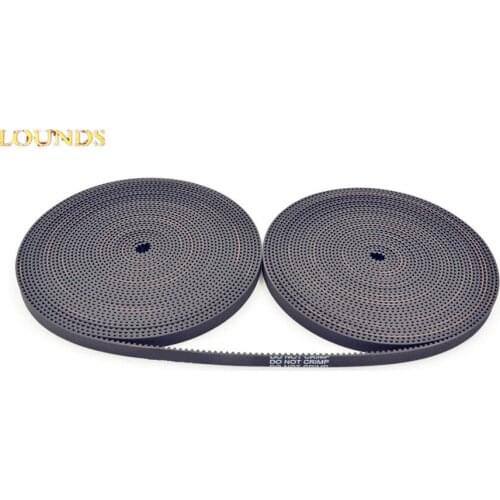 Free Shipping GT2 Width 9mm Arc teeth Industrial Rubber Open Ended Timing Belt GT2-9mm for 3D printer (10m/lot) Wholesale $25