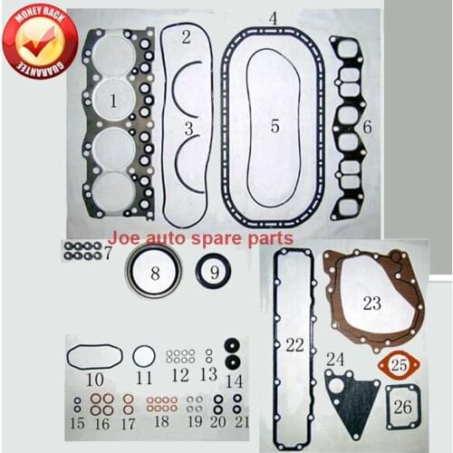C223 C223T Engine Full gasket set kit for OPEL CAMPO VAUXHALL BRAVA Pickup HOLDEN JACKAROO Isuzu TROOPER BIGHORN FASTER 2.2 d
