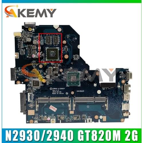 For Acer E5-511 E5-511G Laptop Motherboard A5WAM LA-B981P MB W/ N2930/2940 CPU GT820M 2G-GPU 100% Working NBMQX11005 NBMQW11004