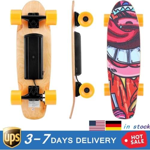 20km/h Electric Skateboard Skateboard Electric Penny Board with Remote Controller 7-ply rock hard maple deck Skateboards