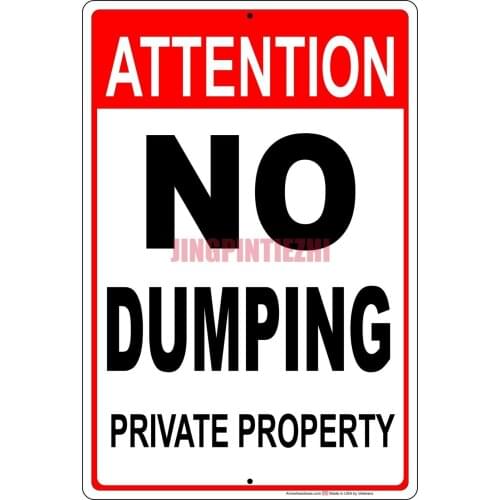 Personality Car Sticker Note That There Is No Dumping Sign Car Window Body Decorative Stickers Accessories