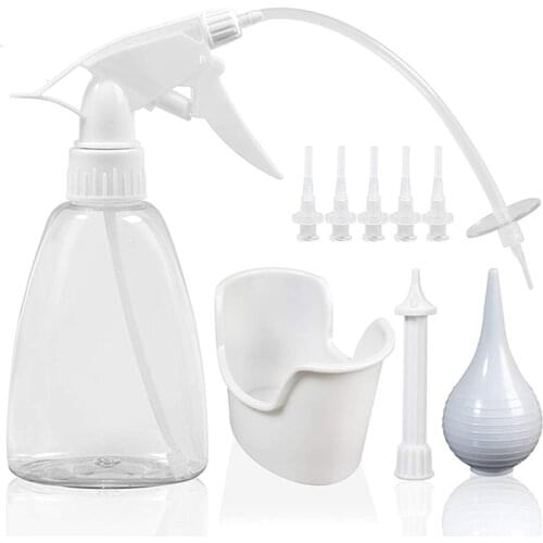 Bulb Syringe Ear Irrigation Washer Bottle System Ear Pick Cleaning Set Ear Wax Removal Tool Kit With 5 Replacement Tips