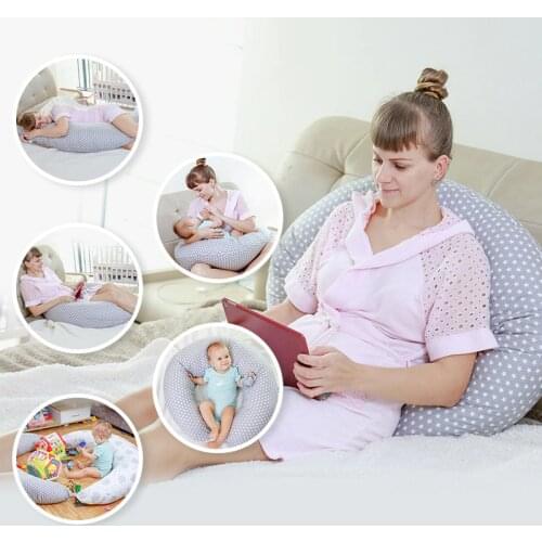Multifunction Sleeping Support Pillow Pregnant Women Body Breastfeeding Moon Shape Maternity Pillows Pregnancy Side Sleepers